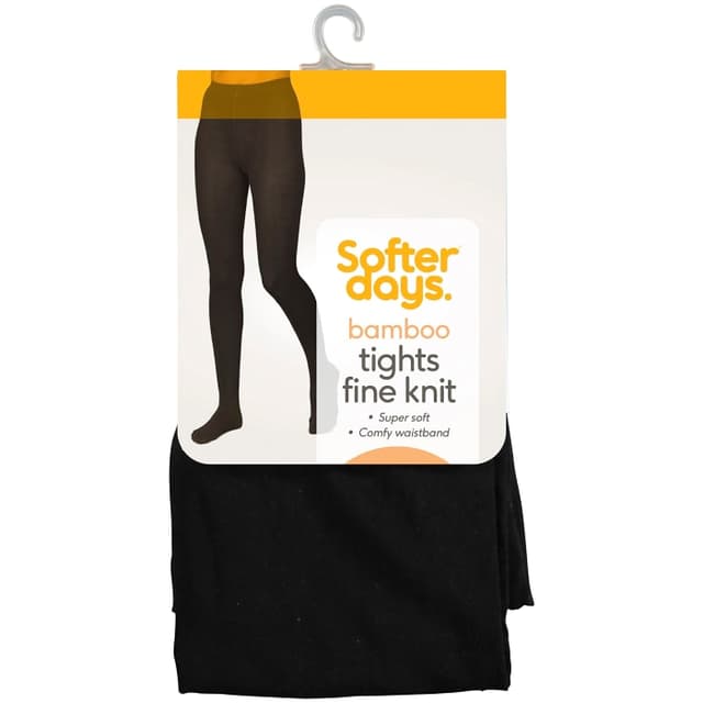 Strumpbyxa Bambu Svart 40-44 1-p Softer Days