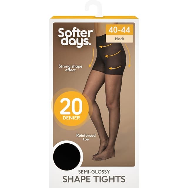 Shape Tights 20 Den Svart 40/44