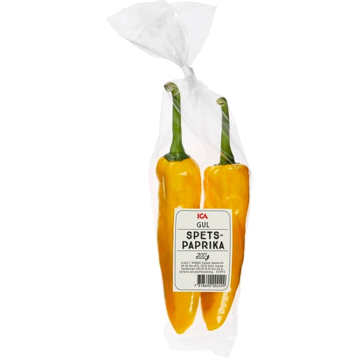 Gul spetsig paprika