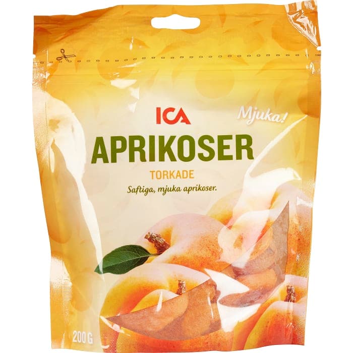 Aprikoser Torkade