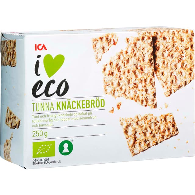 Tunt knäckebröd Ekologisk