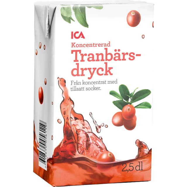 Tranbärsdryck Koncentrat
