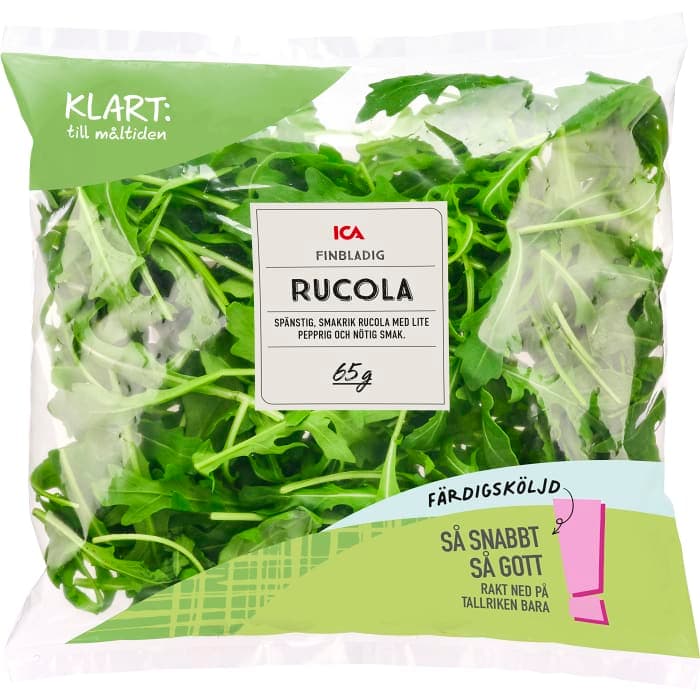 Finbladig rucola Sköljd
