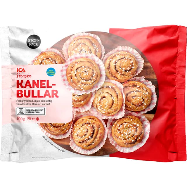 Kanelbullar Fryst