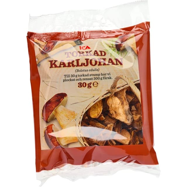 Karljohansvamp Torkad