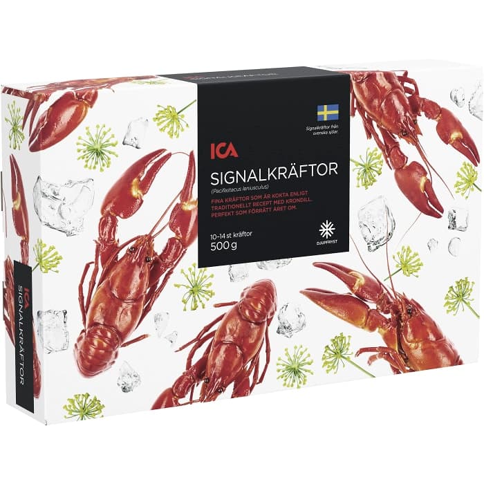 Signalkräftor Fryst