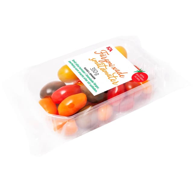 Färgmixade småtomater