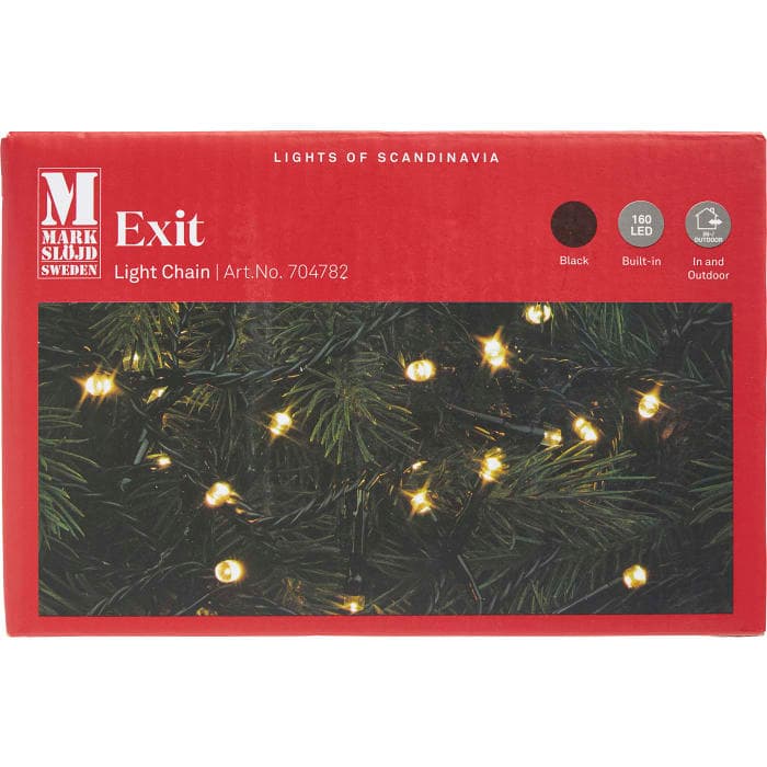 Ljusslinga Exit Svart