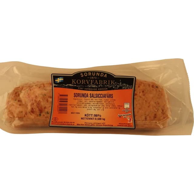 Salsicciafärs fabrik