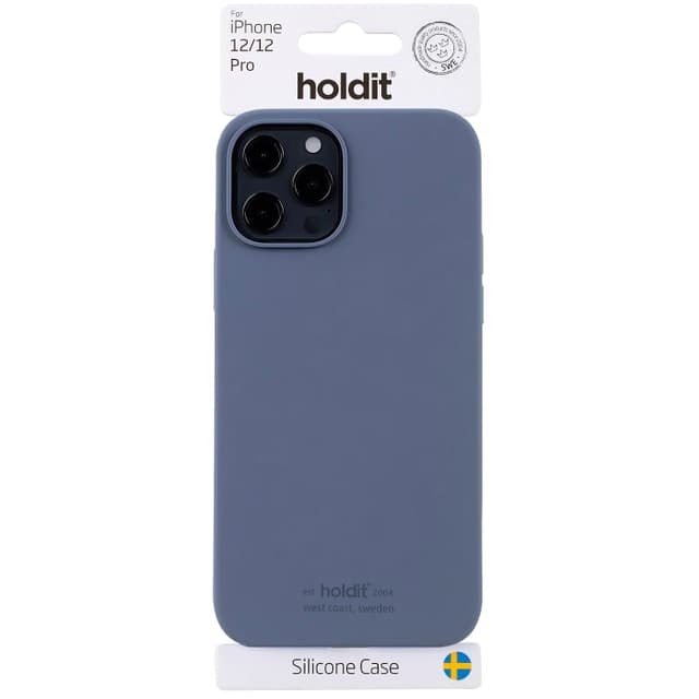 Mobilskal Iphone 12/12Pro Silikon Blå