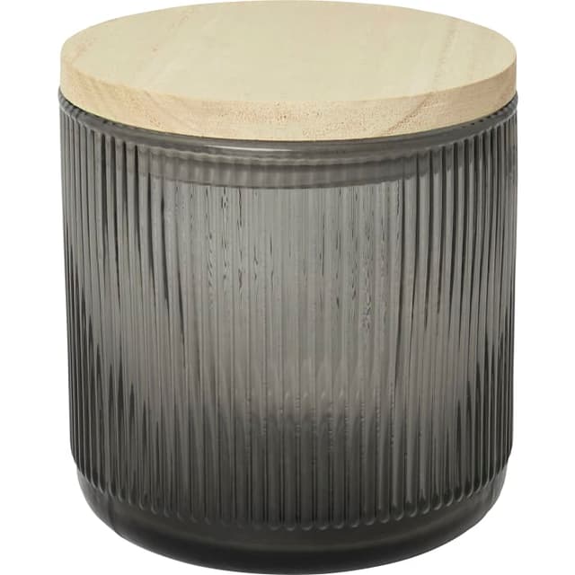 Glasburk Rökfärgad H12cm