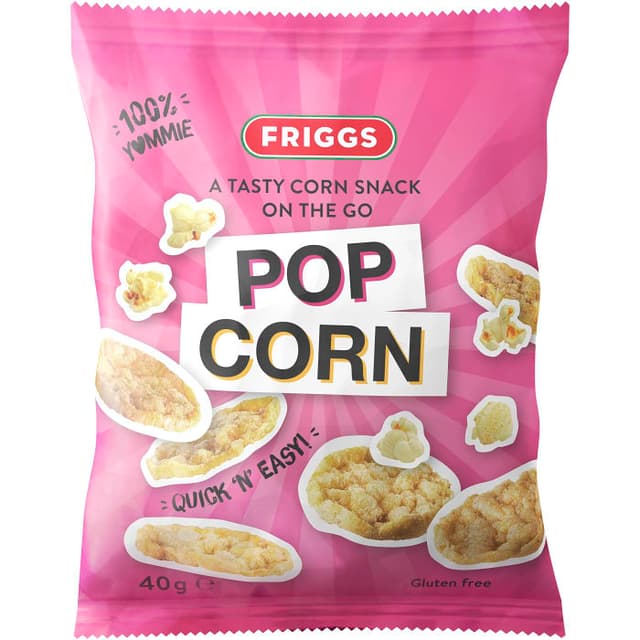 Majssnacks Popcorn