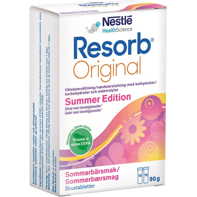 Vätskeersättning Sommarbärsmak