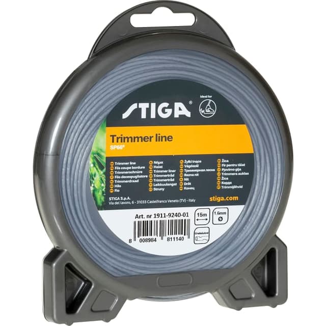 Trimmertråd 1,6 SP66 Grå