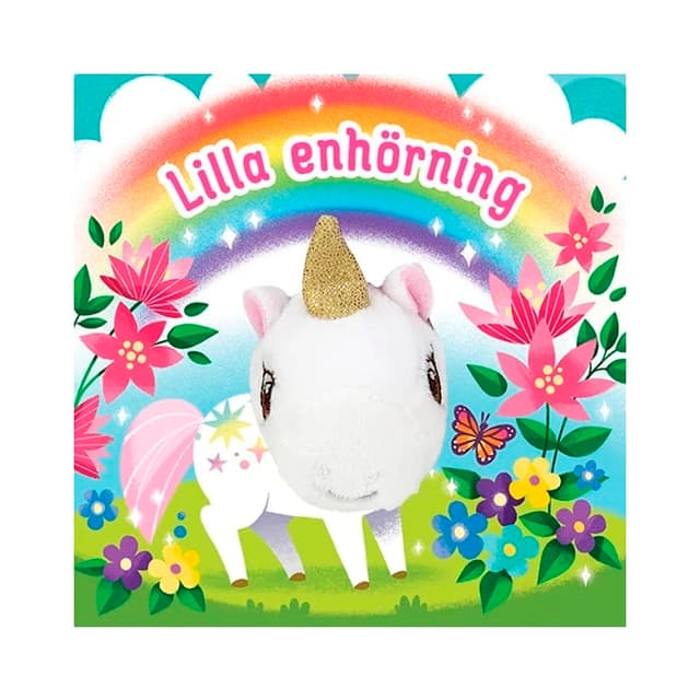 Lilla enhörning: söt saga med fingerdocka