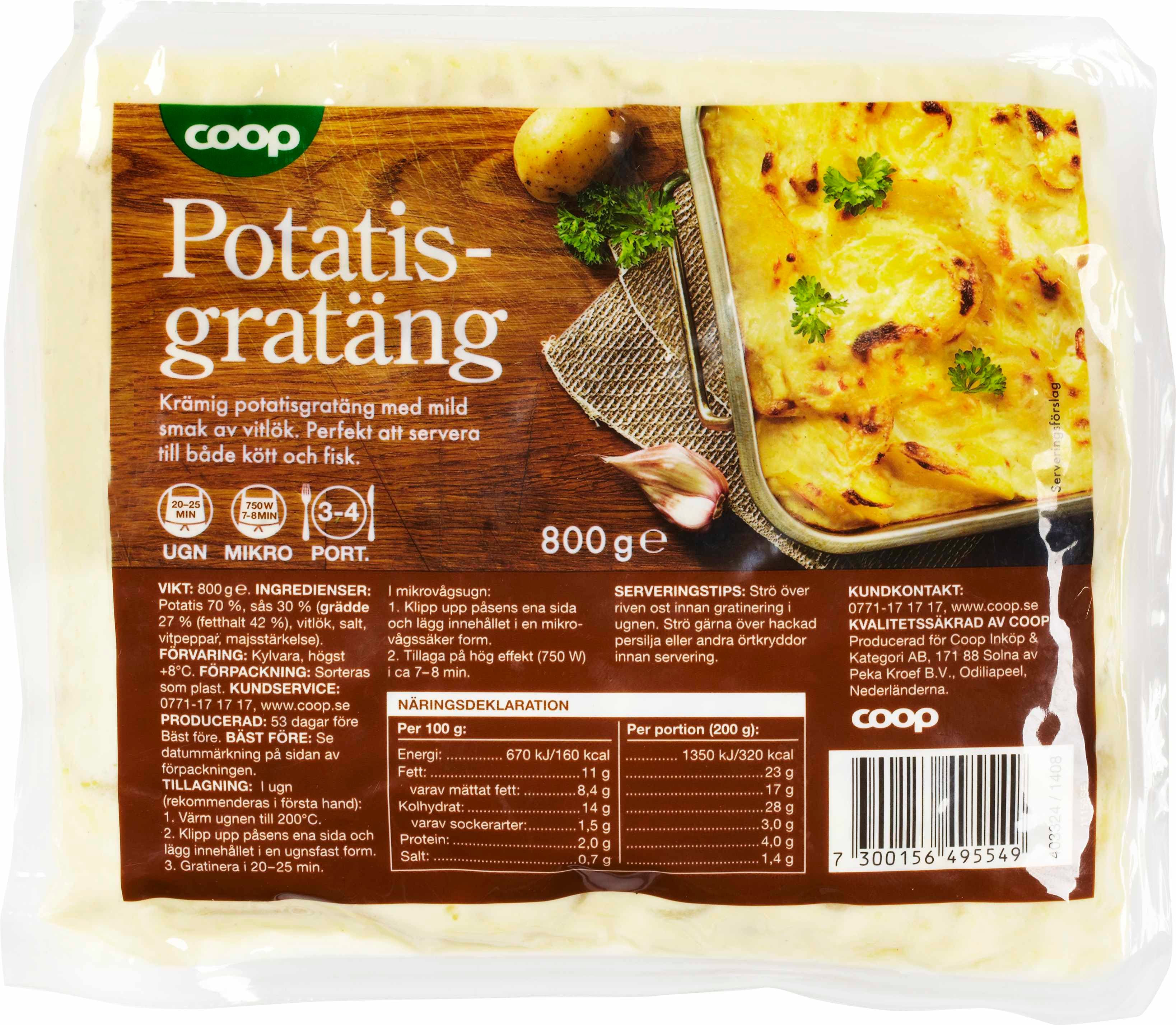 Potatisgratäng