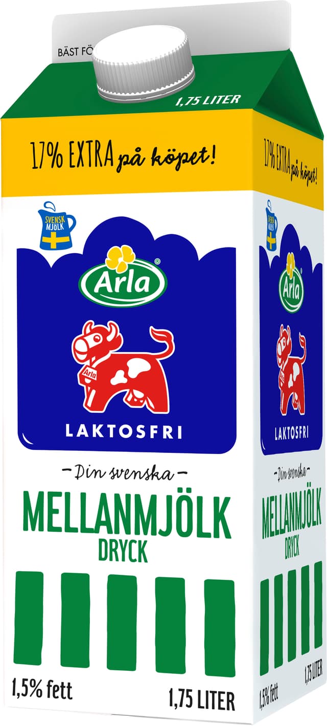Laktosfri Mellanmjölk