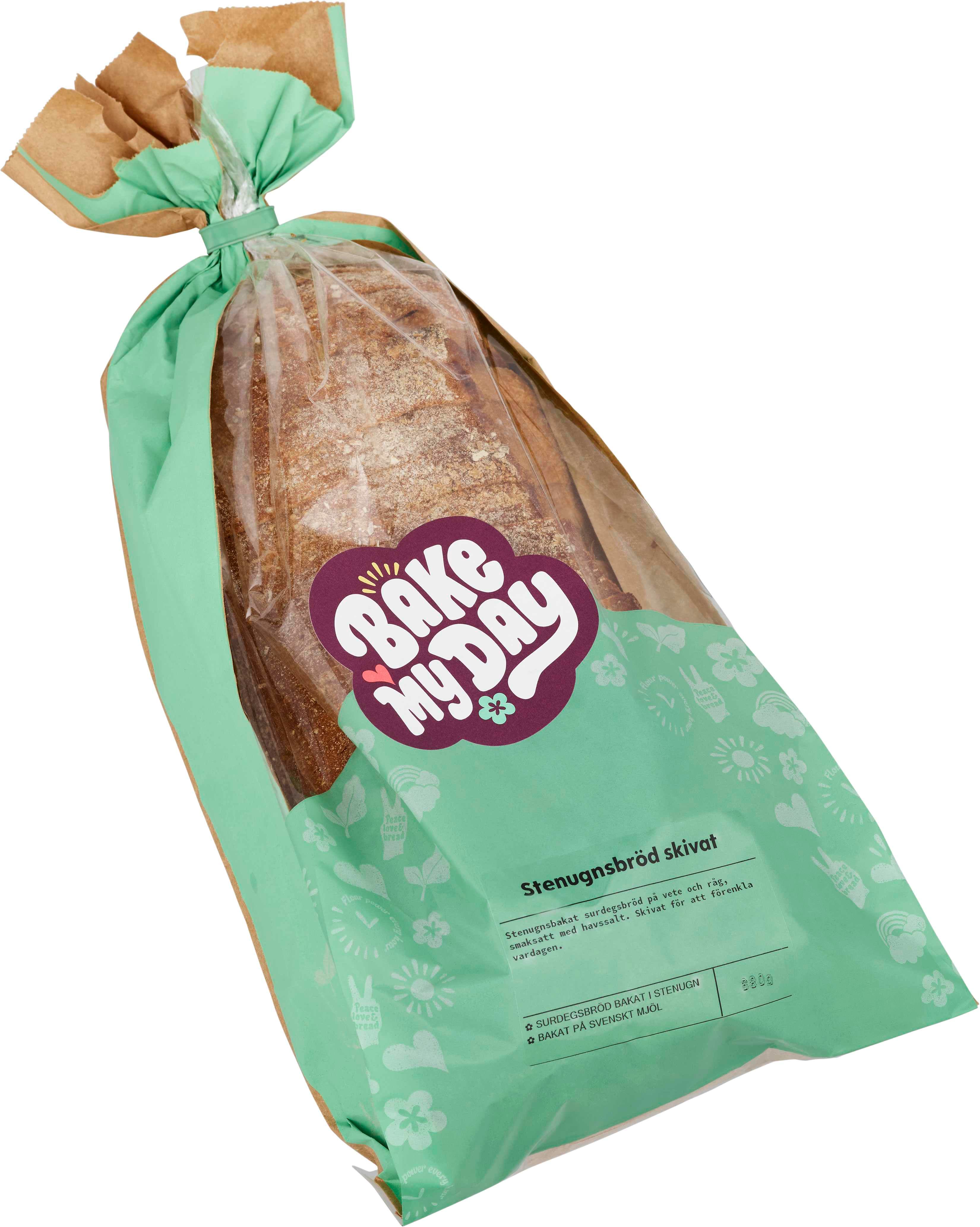 Stenugnsbröd Skivat