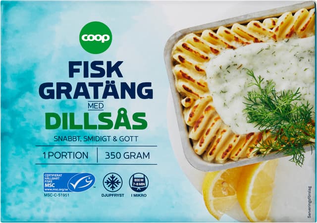 Fiskgratäng Dillsås