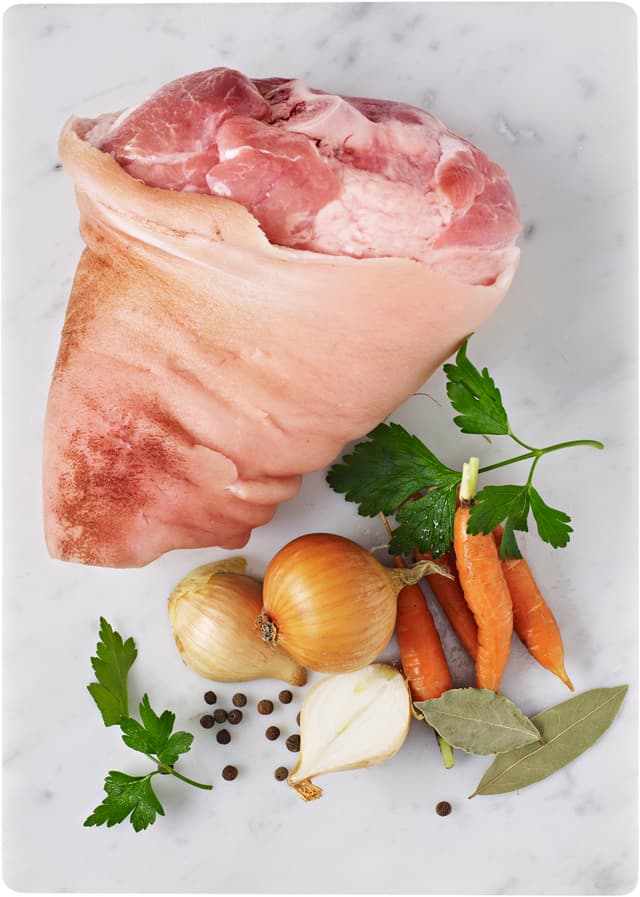 Fläsklägg Rimmad Benfri