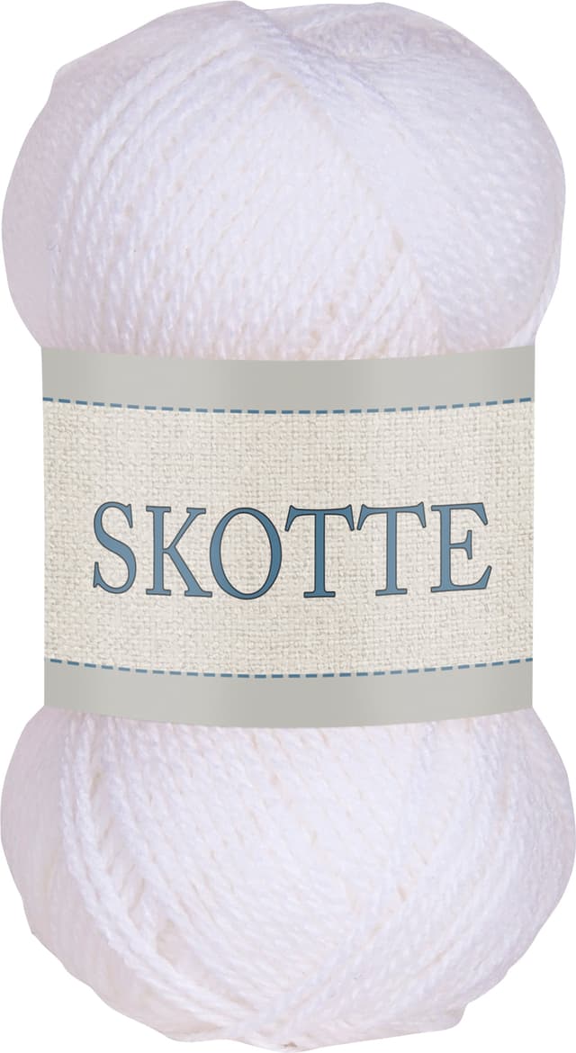 Garn Skotte Vit
