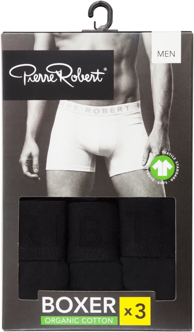 Boxerkalsonger Svart 3-pack
