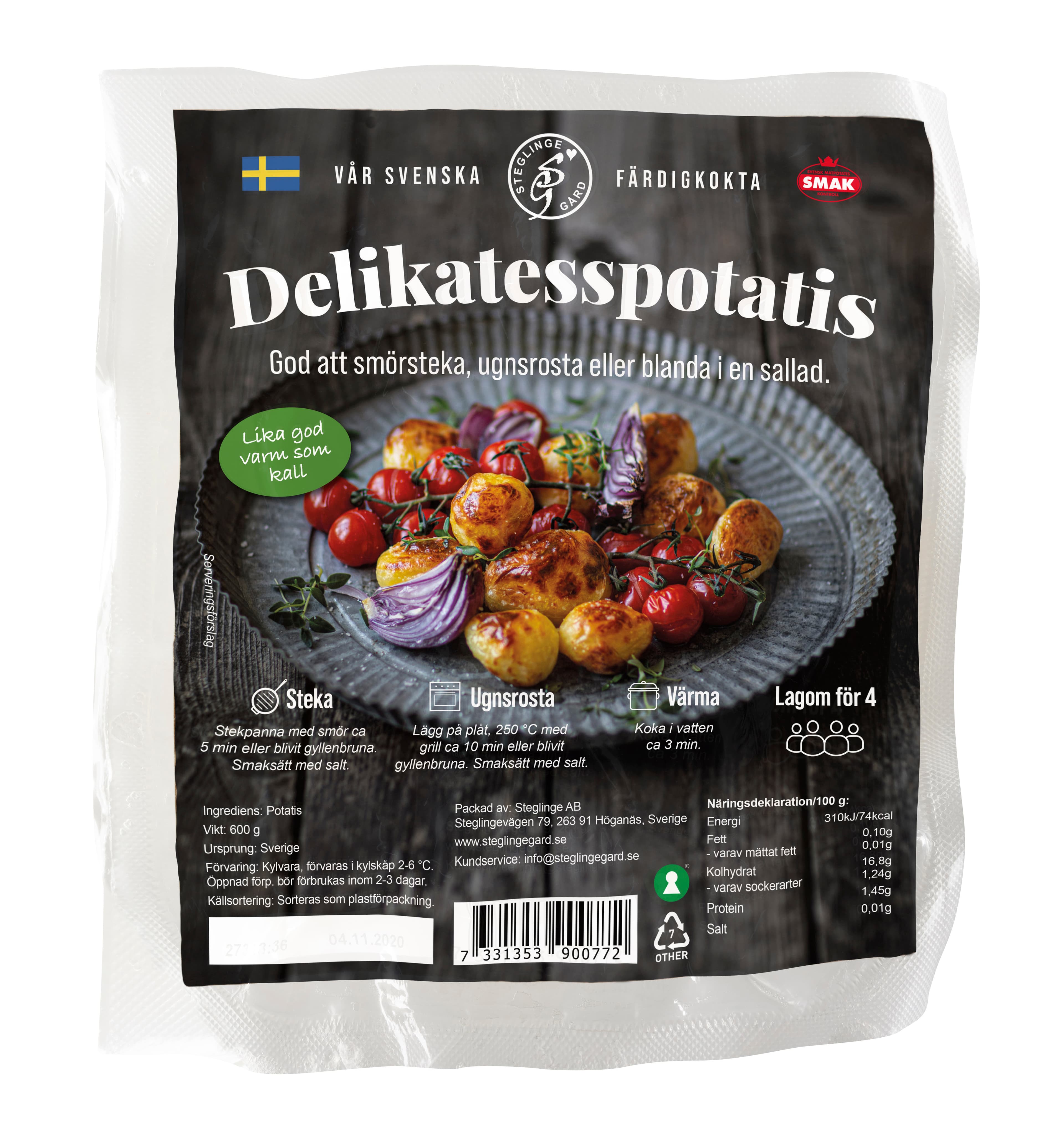 Förkokt Delikatesspotatis