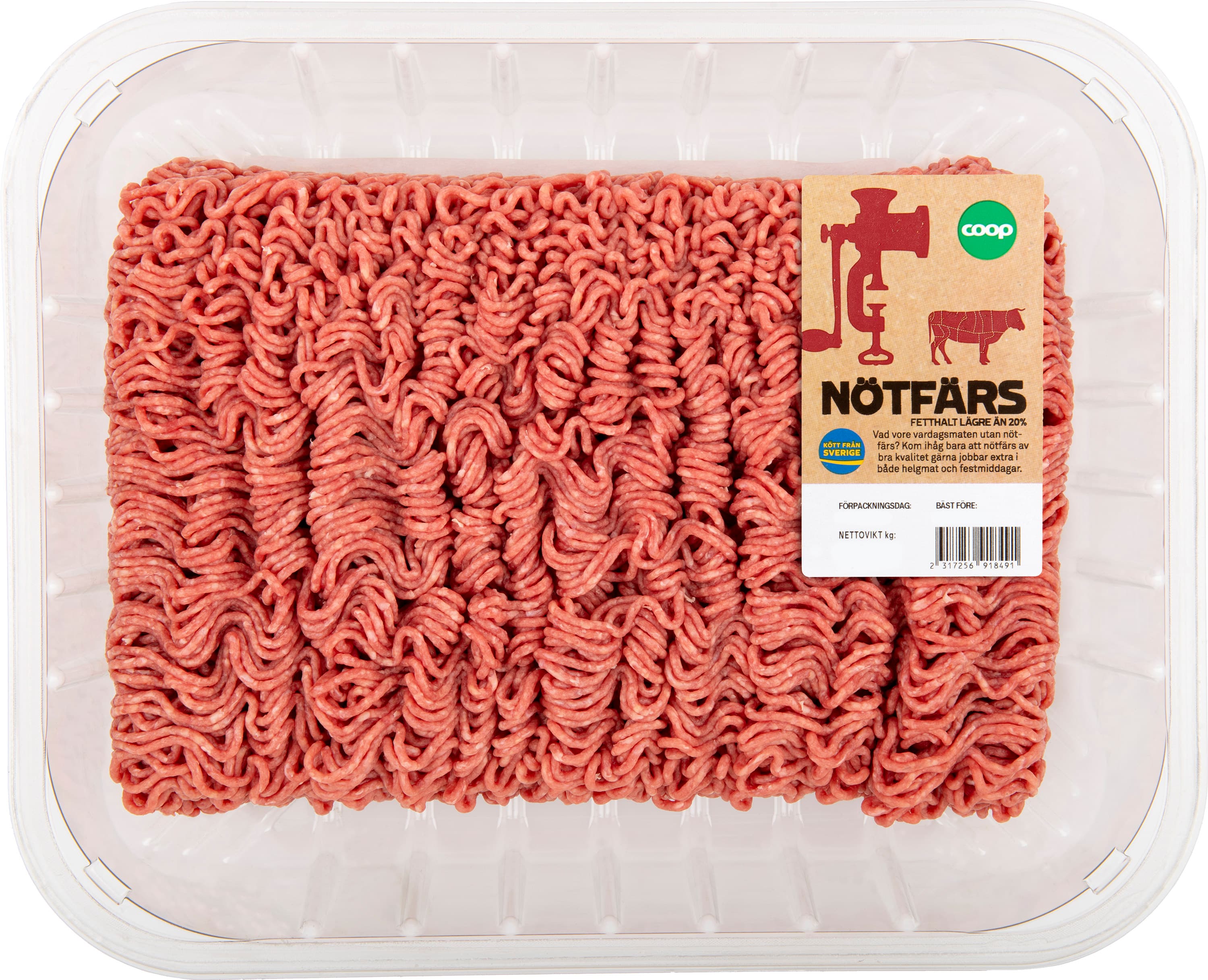 Nötfärs 20%