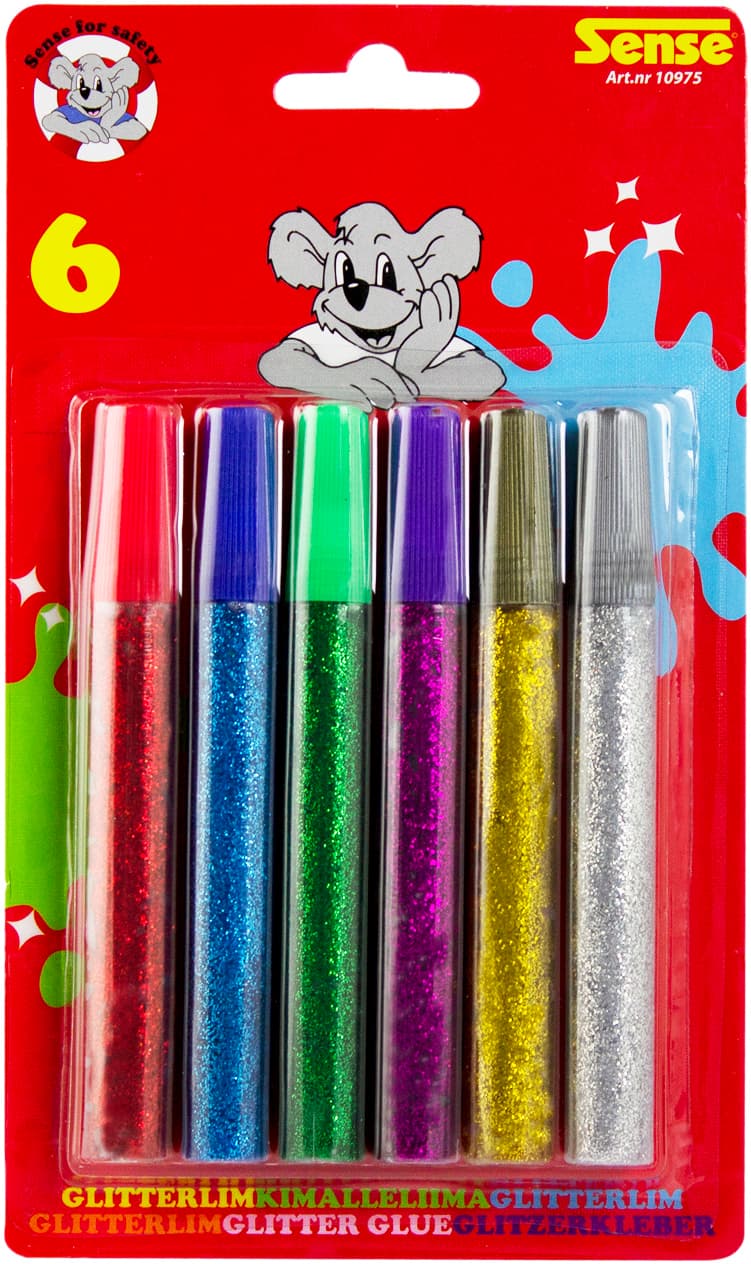 Glitterlim 6-pack