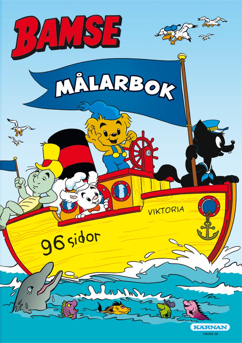 Målarbok Bamse