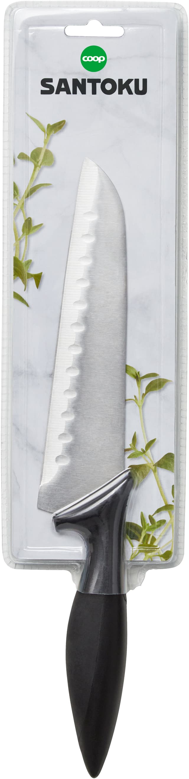 Santoku-kniv med tpr handtag
