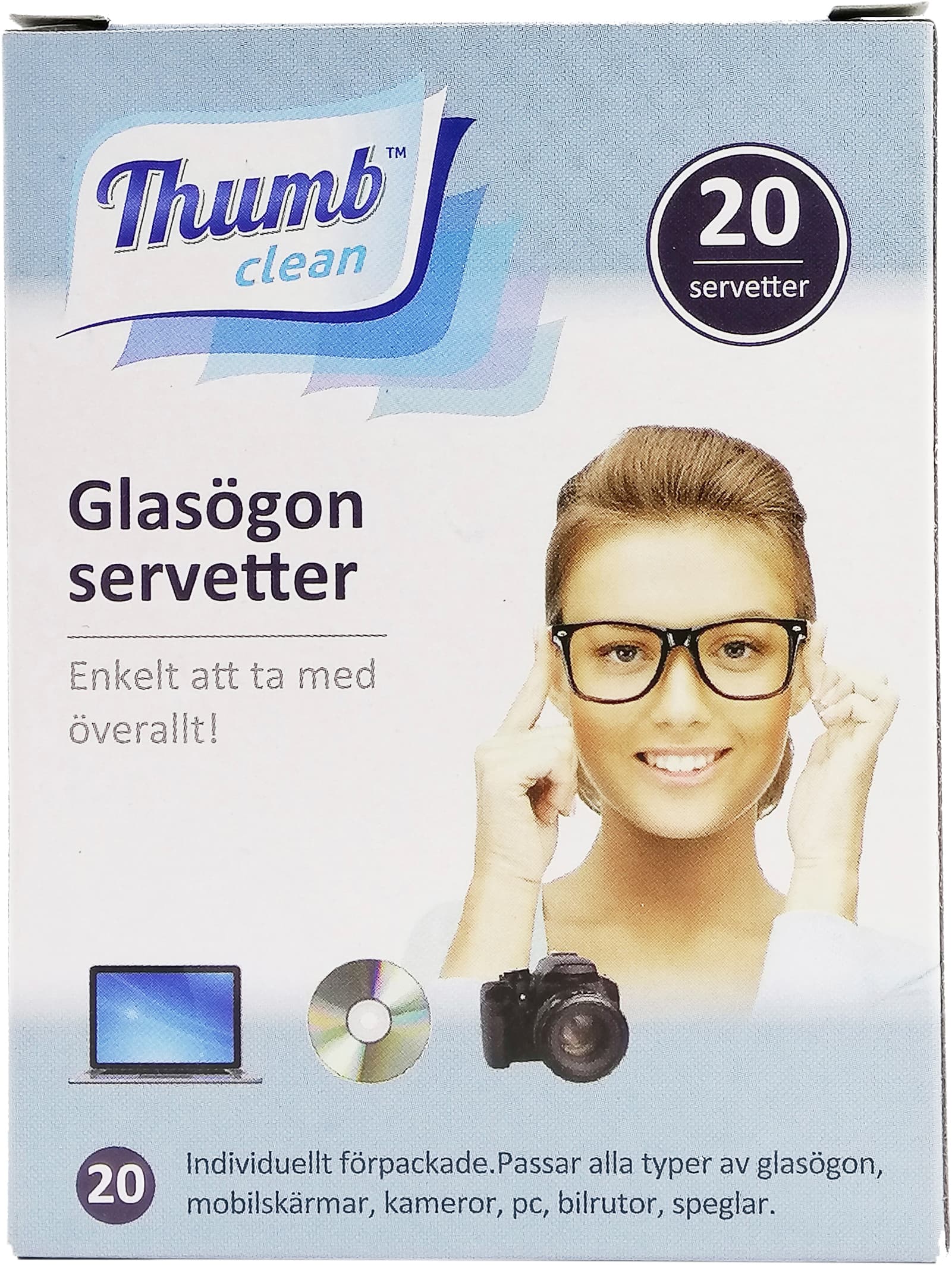 Glasögonservetter