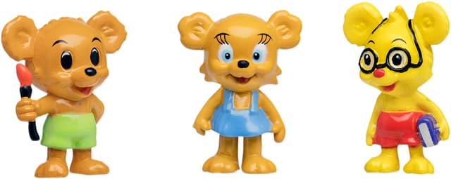 Figurset Nalle-Maja & Brum & Teddy