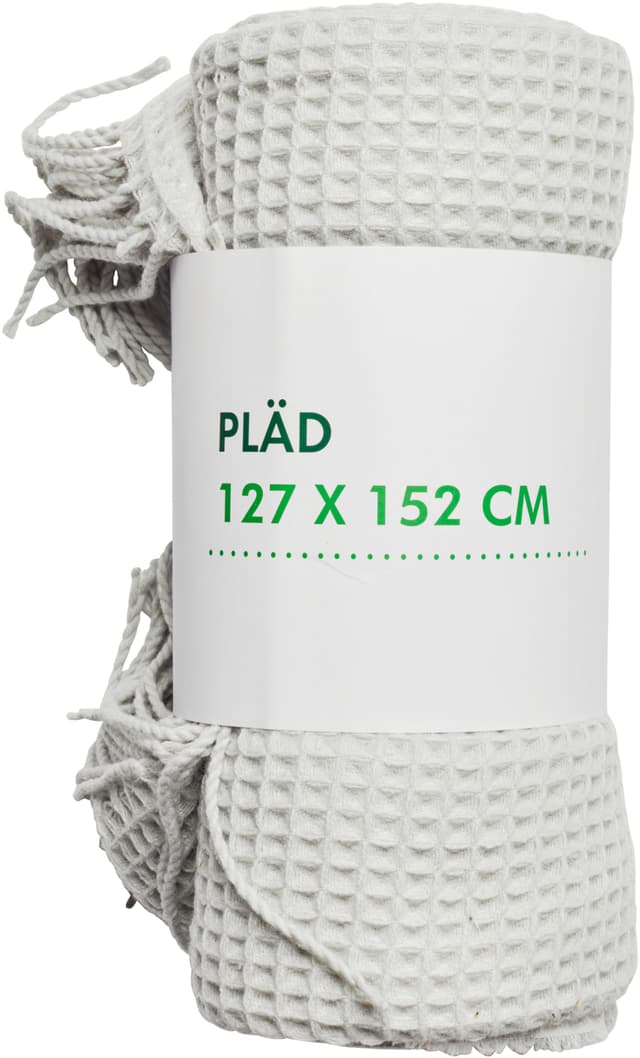 Pläd Ljusgrå