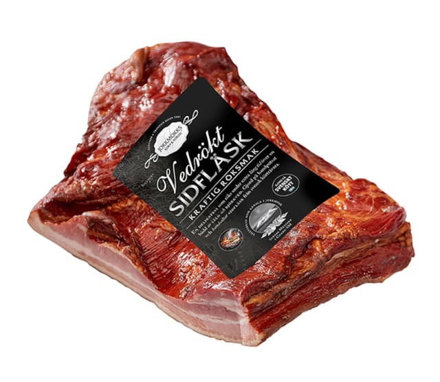 Vedrökt sidfläsk i bit