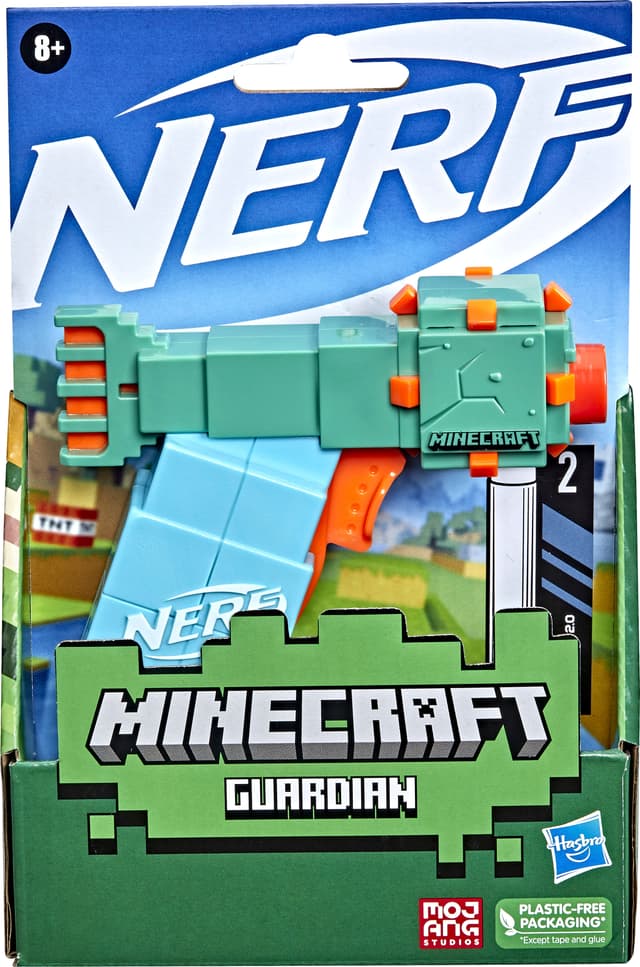 NERF Minecraft Microshots Guardian