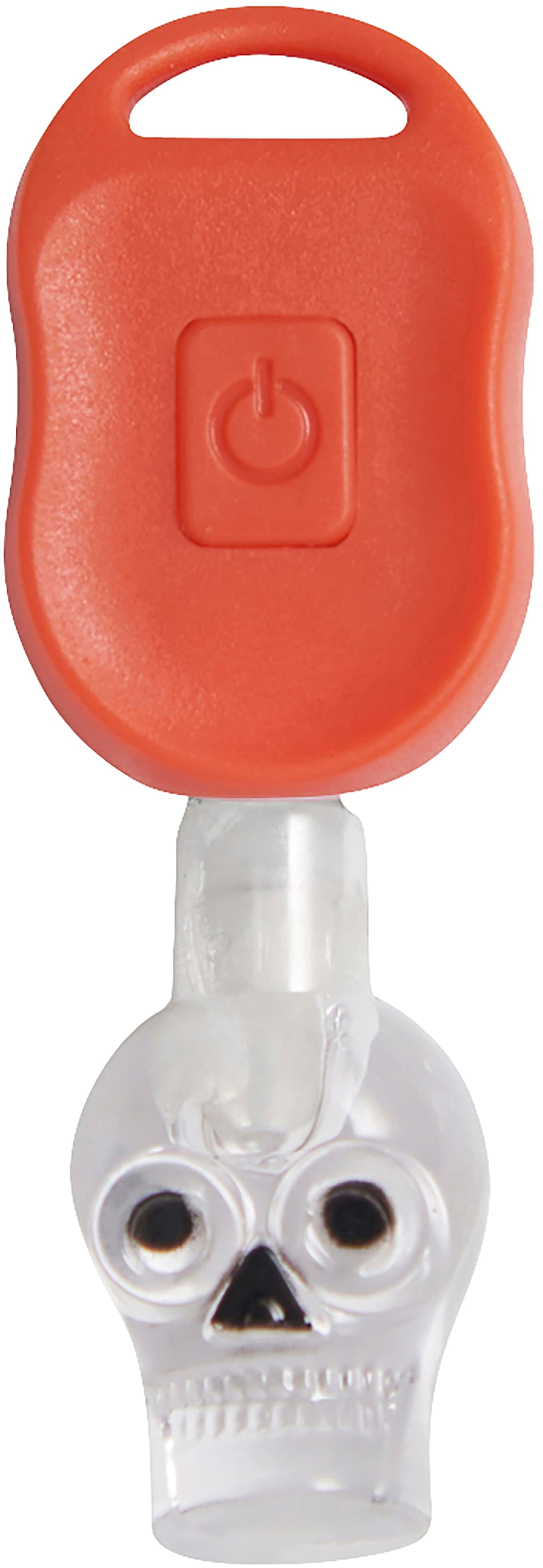 Ledlampa Döskalle Röd