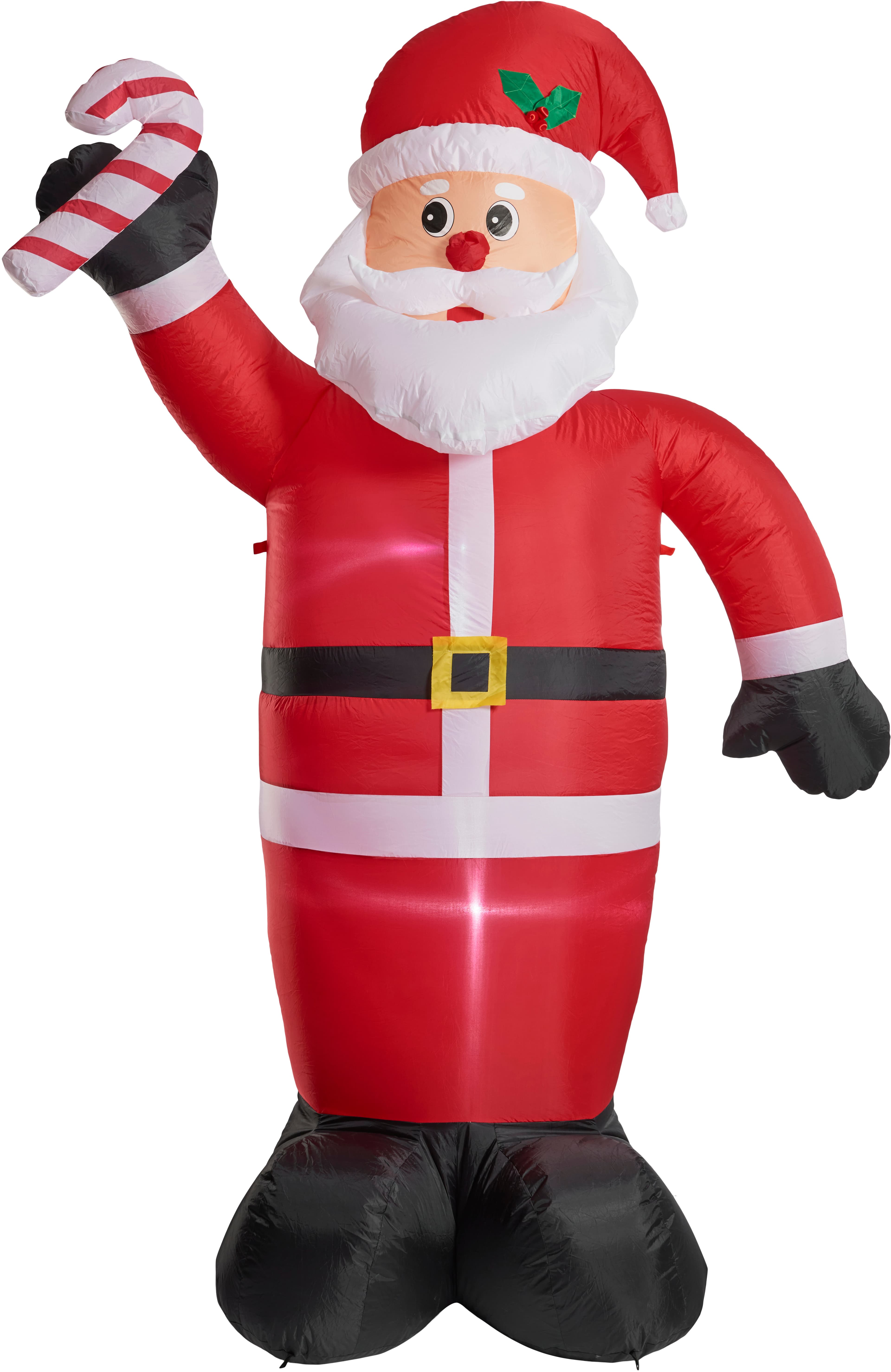 Jultomte uppblåsbar m/8 LED