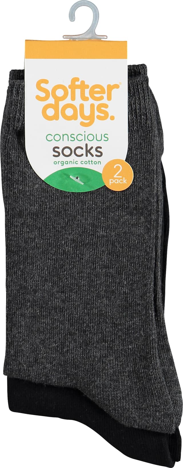 Strumpor Organic Cotton Svart 31/
