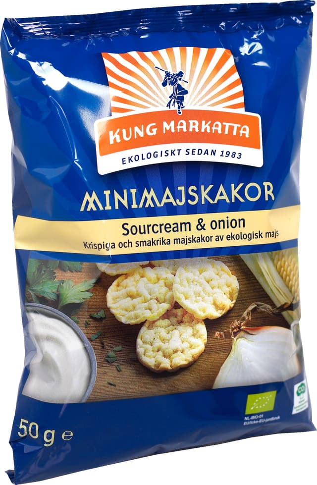 Majskakor Mini Sourcream & Onion Eko