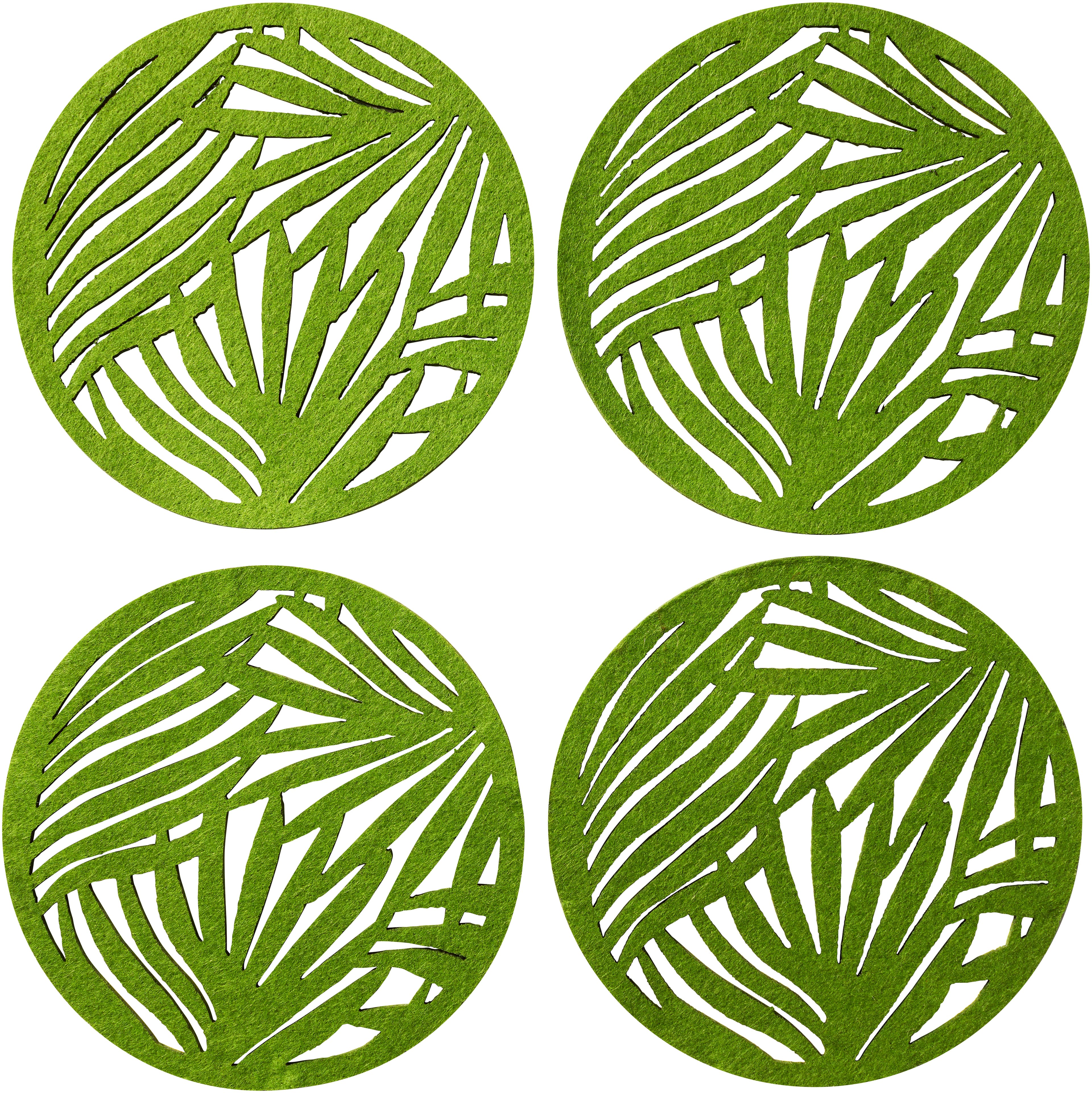 Glasunderlägg Palm 4-pack