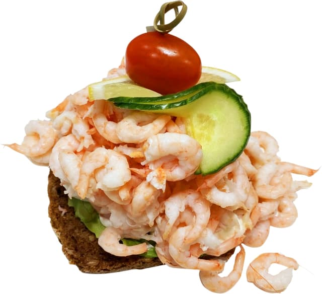 Räkmacka Danskt Rågbröd