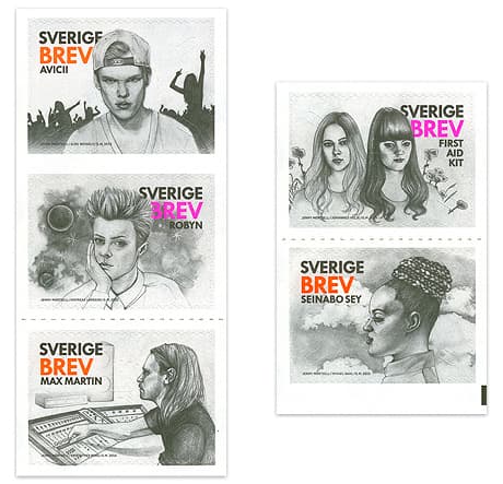 Frimärken Inrikes Självhäftande