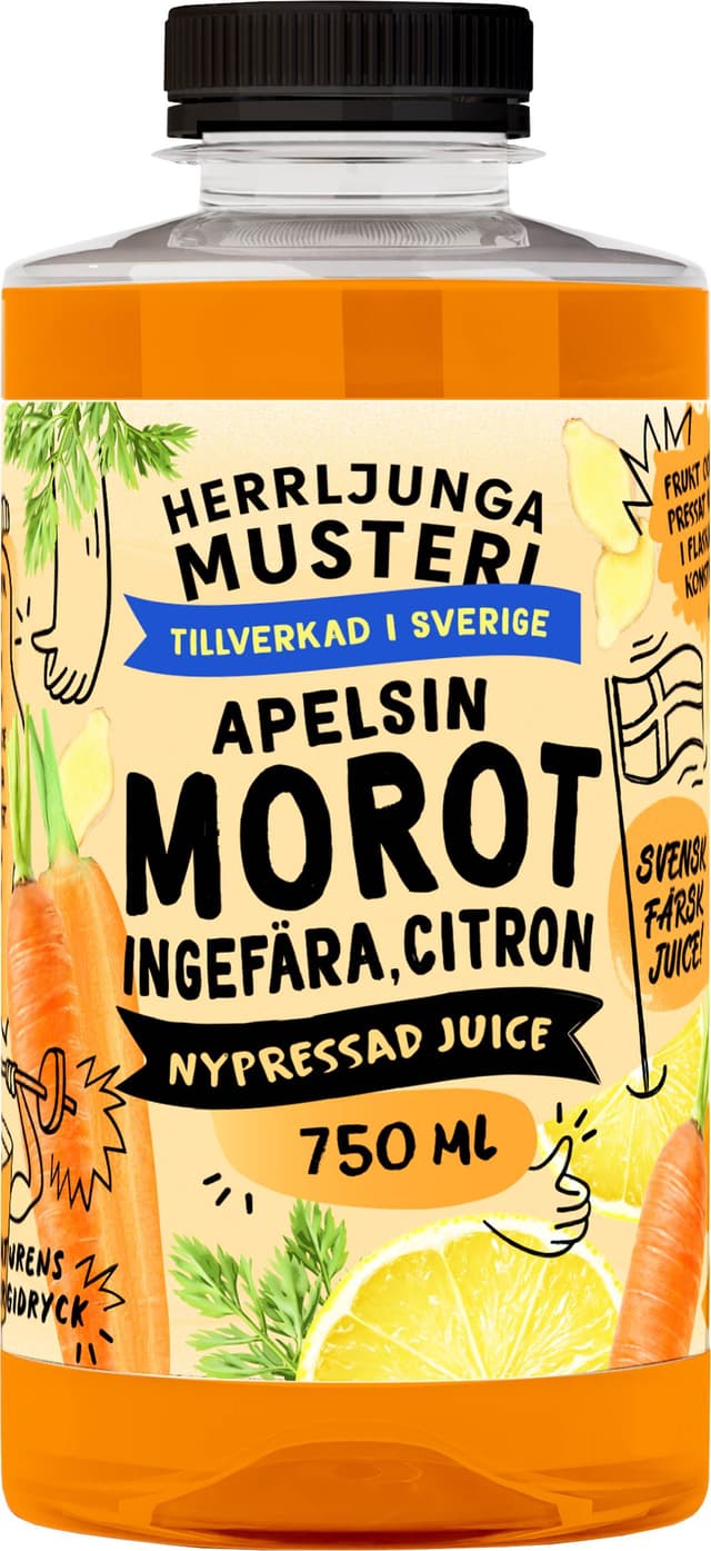 Herrljunga Rå Apelsin & Morotsjuice