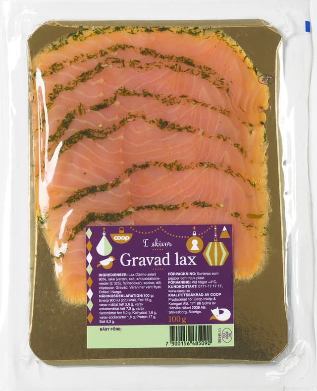 Gravad Lax Skivad
