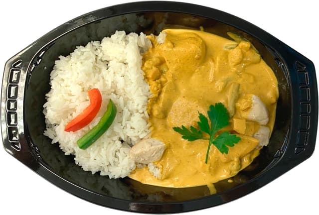 Kycklinggryta Med Currysås & Jasminris