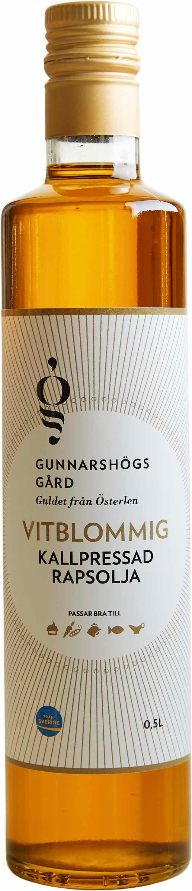 Kallpressad Rapsolja Vitblommig