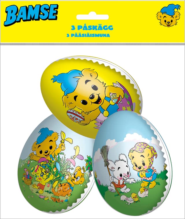 Påskägg Bamse 3-pack