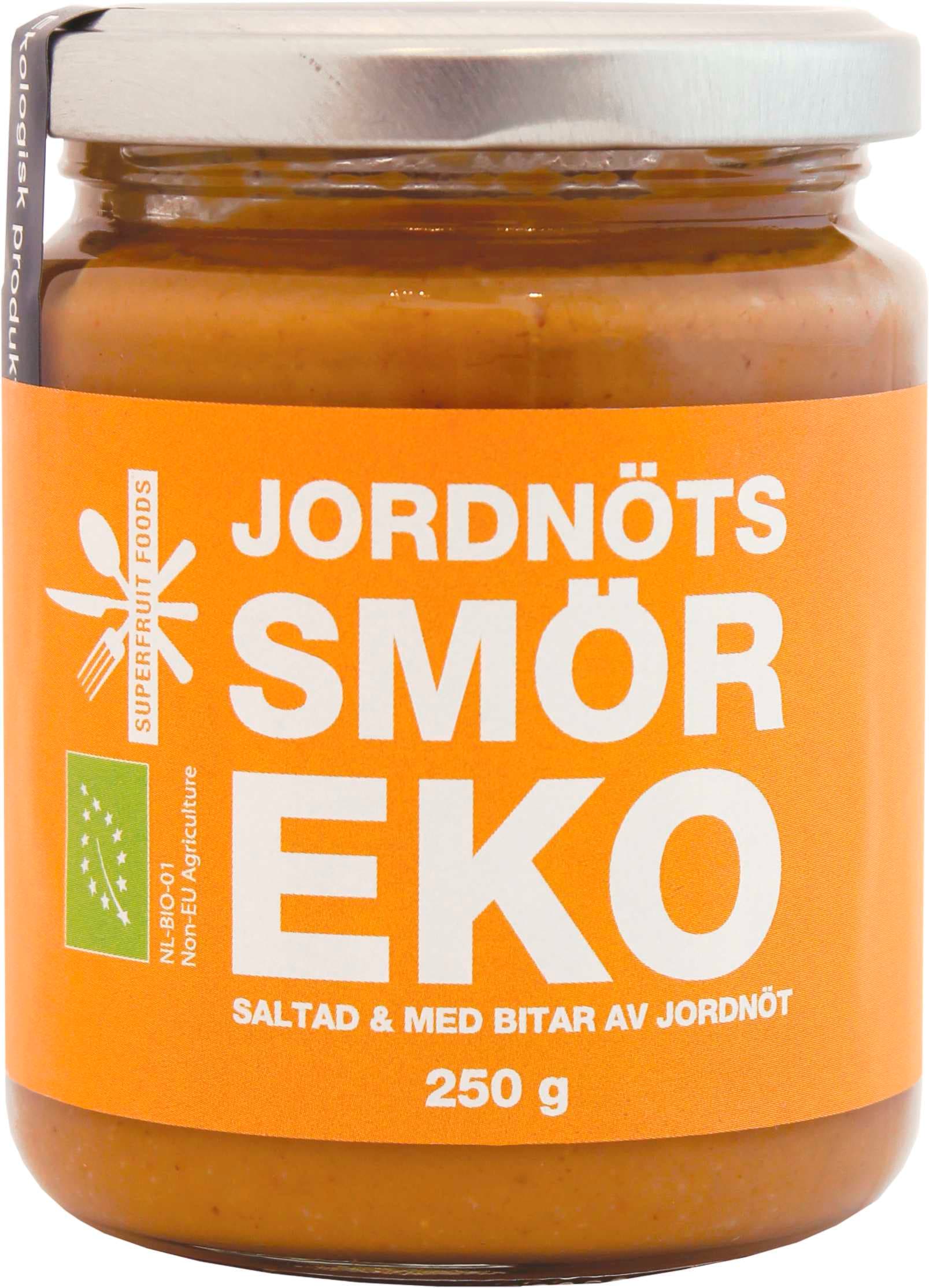 Jordnötssmör Crunchy Saltad EKO