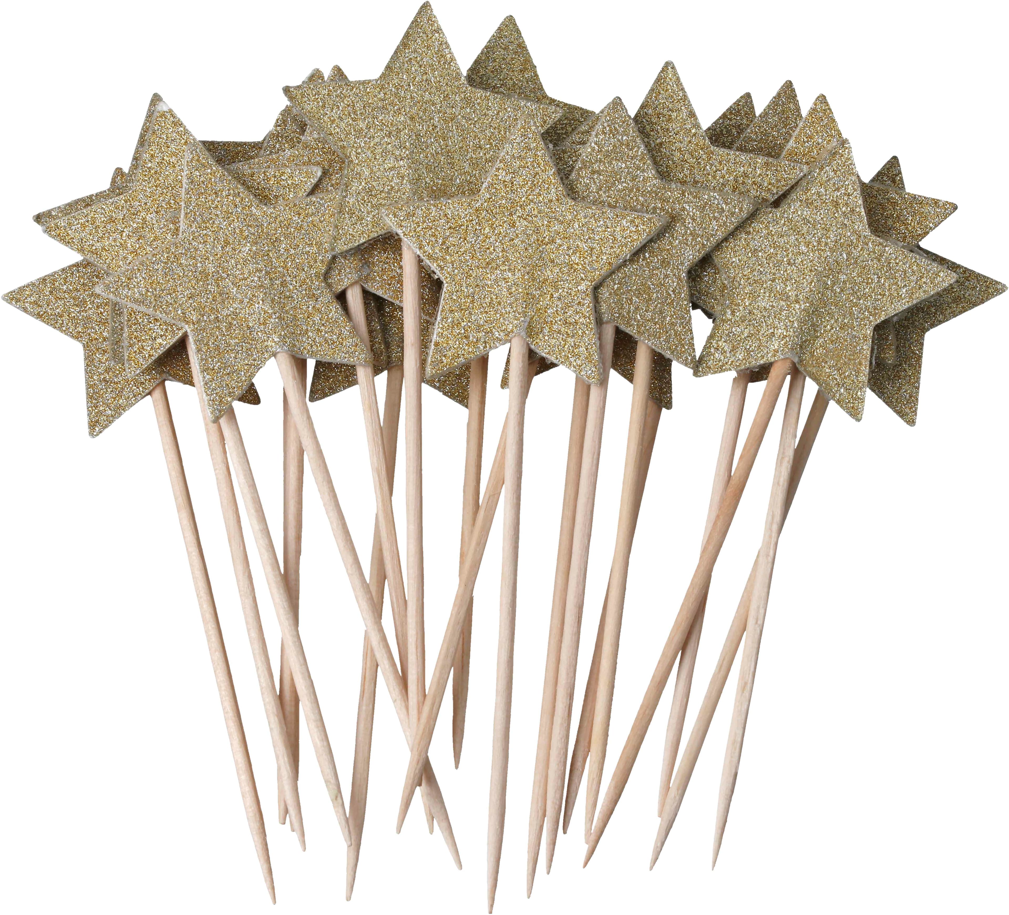 Partypicks Stjärna Guld 20-p